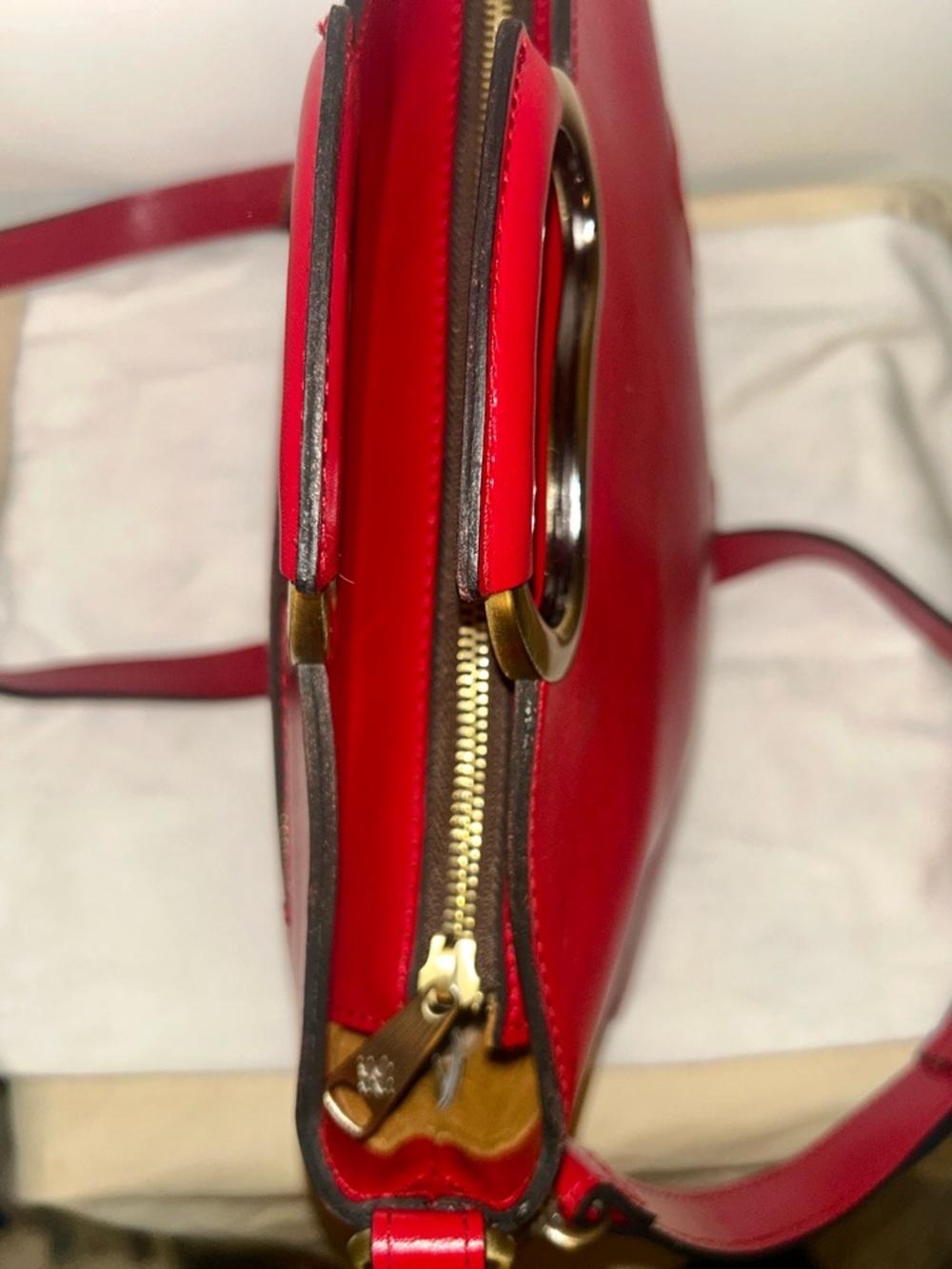 Patricia Nash Valletta Floral Embossed Satchel Bag. RARE!  Sold out everywhere - Picture 5 of 9
